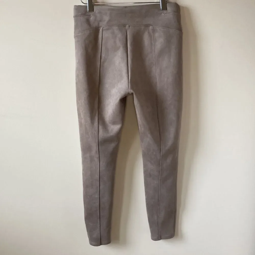 Spanx Faux Suede Leggings Camel Size Medium - Picture 5 of 14